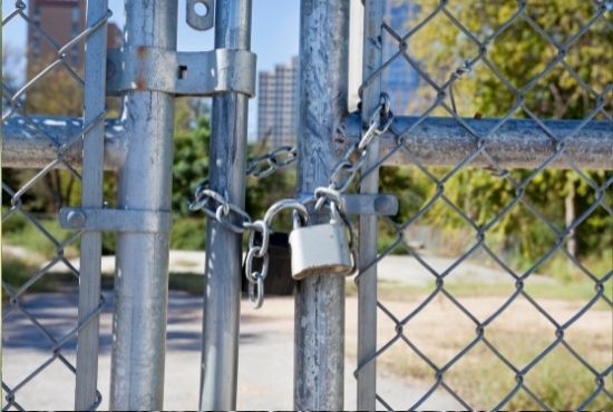 Chain Link Fence Gate