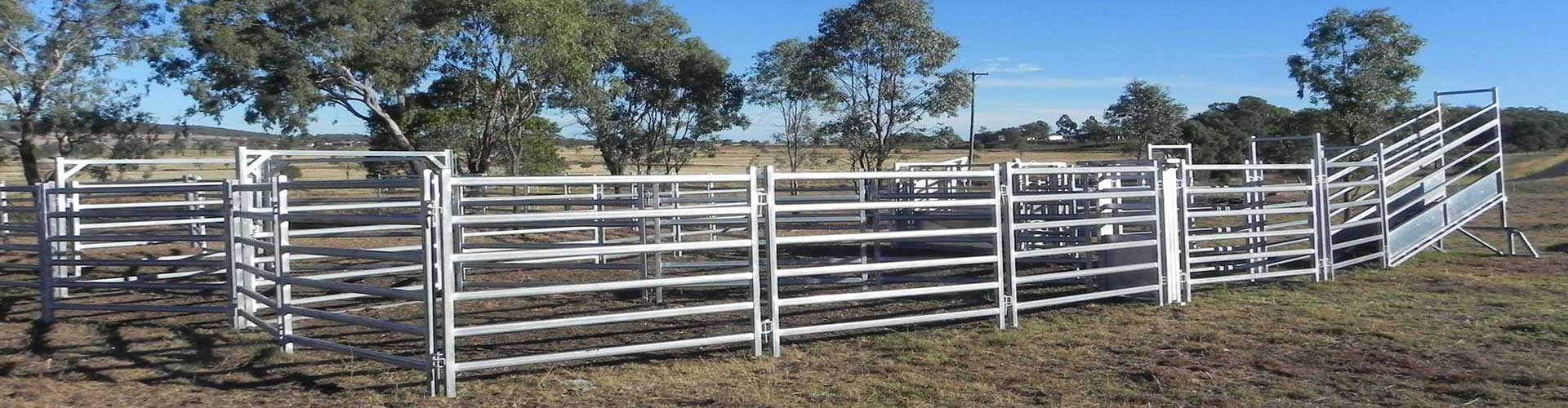 steel metal filed fence for horses