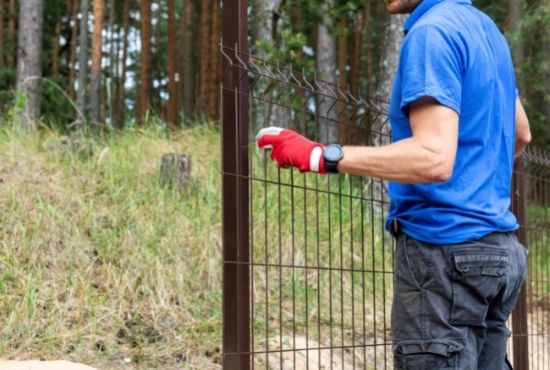 welded mesh fence