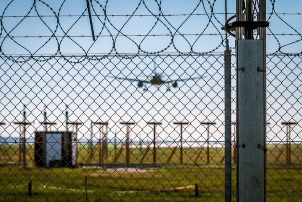 Airport Security Fence