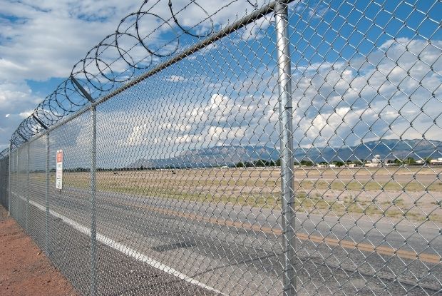 Airport Security Fence