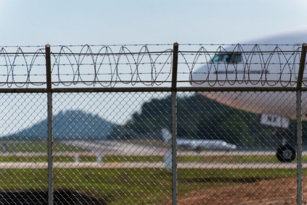 Airport Security Fence