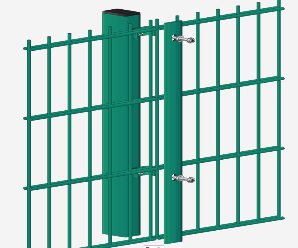 double wire mesh fence