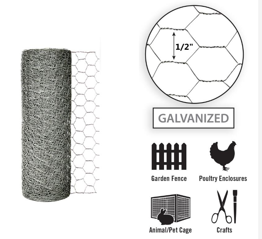 Galvanized 1/2